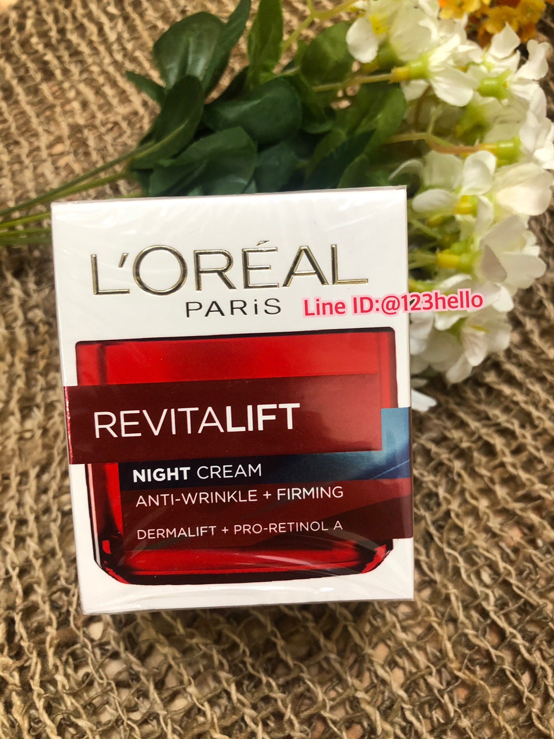 L'OREAL PARiS REVITALIFT ANTI-WRINKLE + FIRMING NIGHT CREAM ลอรีอัล ปารีส รีไวทัลลิฟท์ แอนตี้-ริงเคิล + เฟิร์มมิ่ง ไนท์ครีม 50 มล.