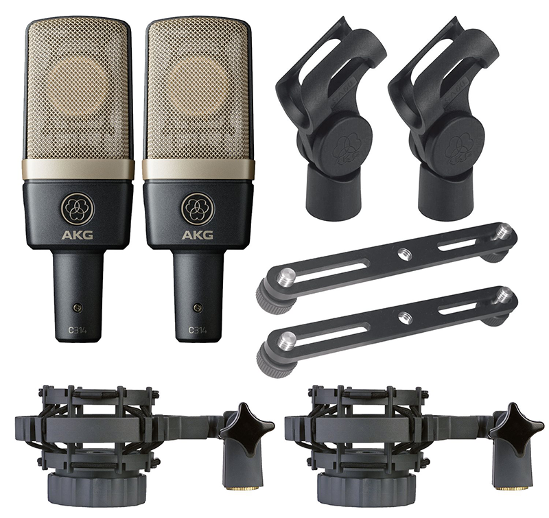 ไมโครโฟน AKG C314 Stereo Set