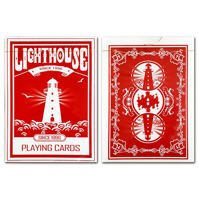 Light House Playing Cards (Red)