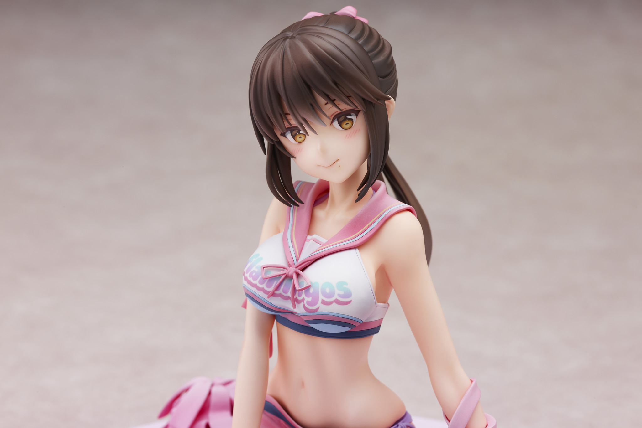 Pink Label Flamingos Ponytail no Ko