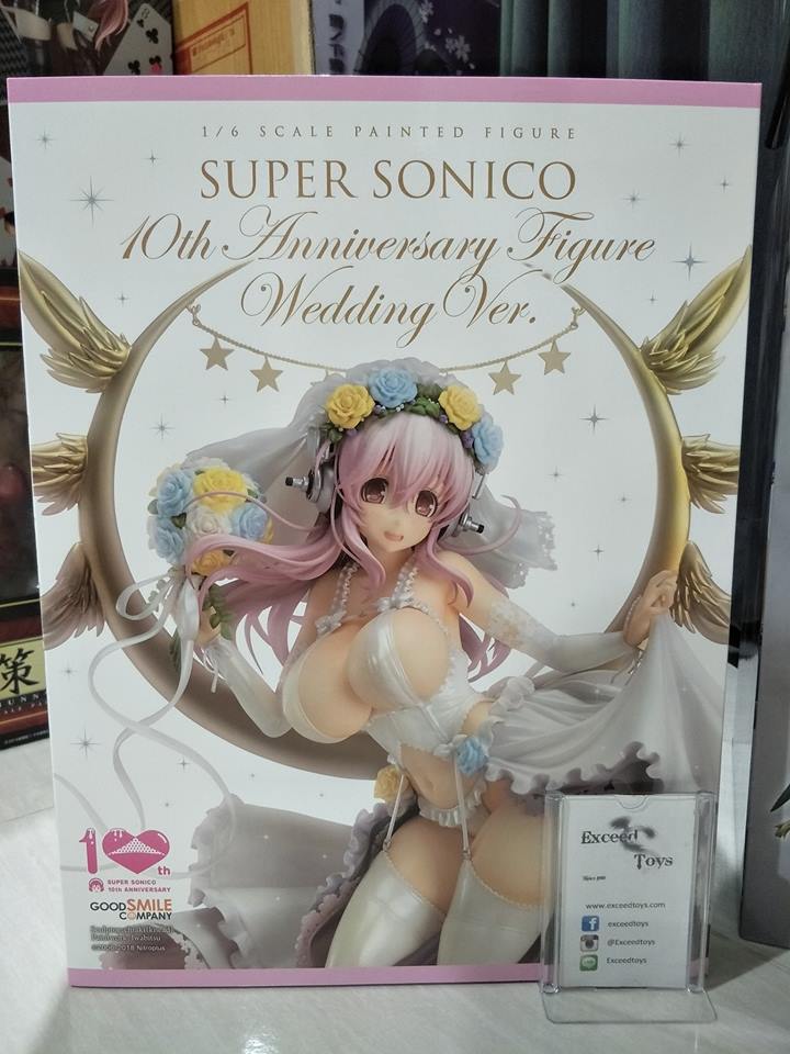 Super Sonico 10th Anniversary Figure Wedding Ver.