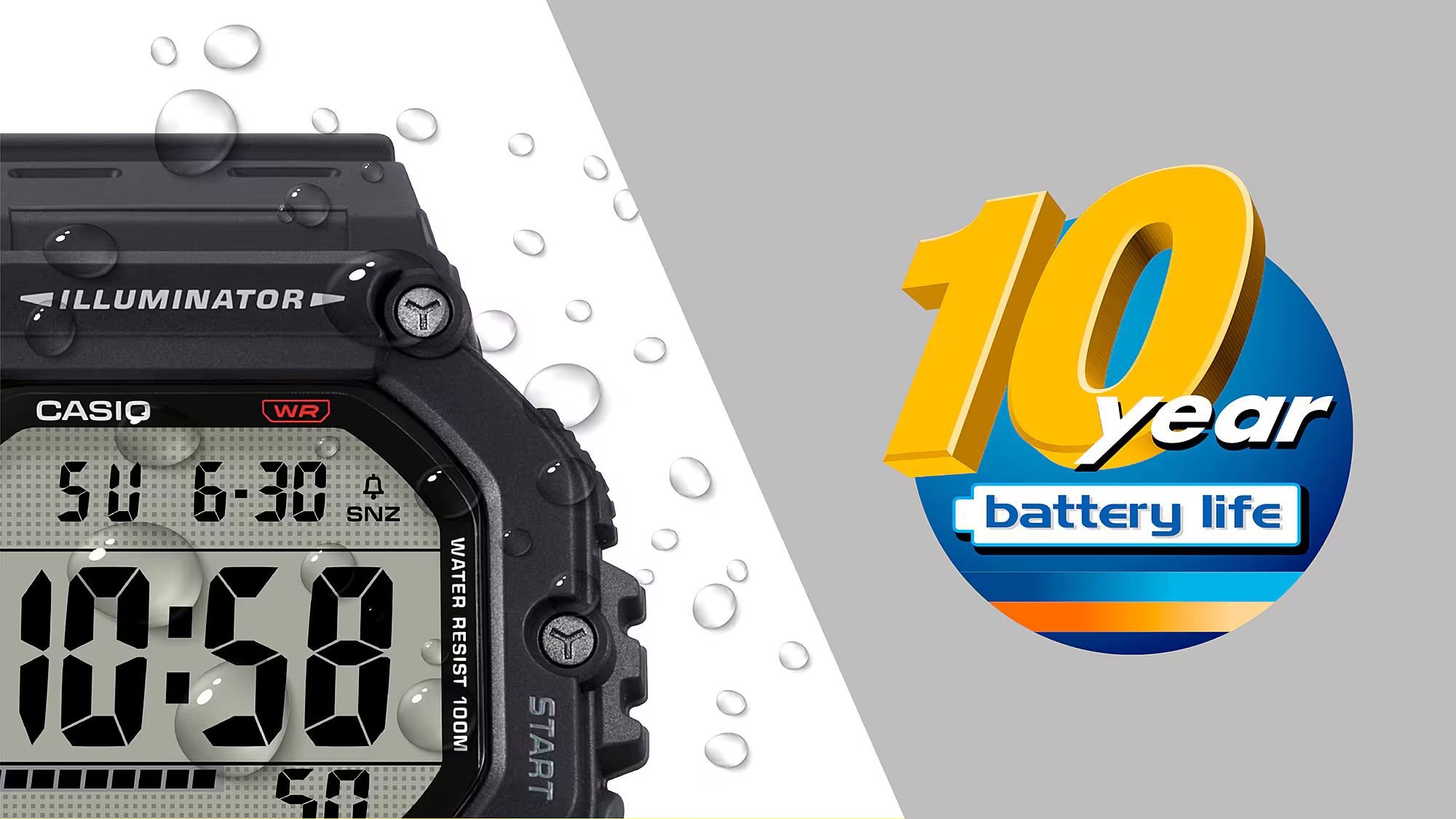 นาฬิกาข้อมือดิจิตอล Casio รุ่น AE-1600H-1A คาสิโอ