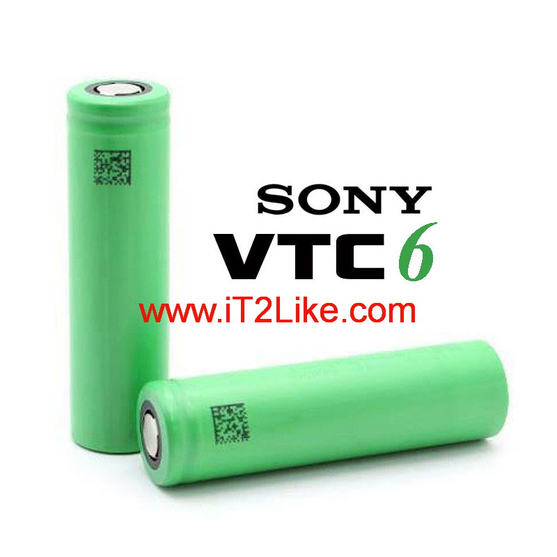 แบต ถ่าน Li-ion 18650 Sony VTC6 US18650VTC6 3000mAh จ่ายกระแสสูงพิเศษ 30A(60A) High Drain ของแท้ Made in Japan
