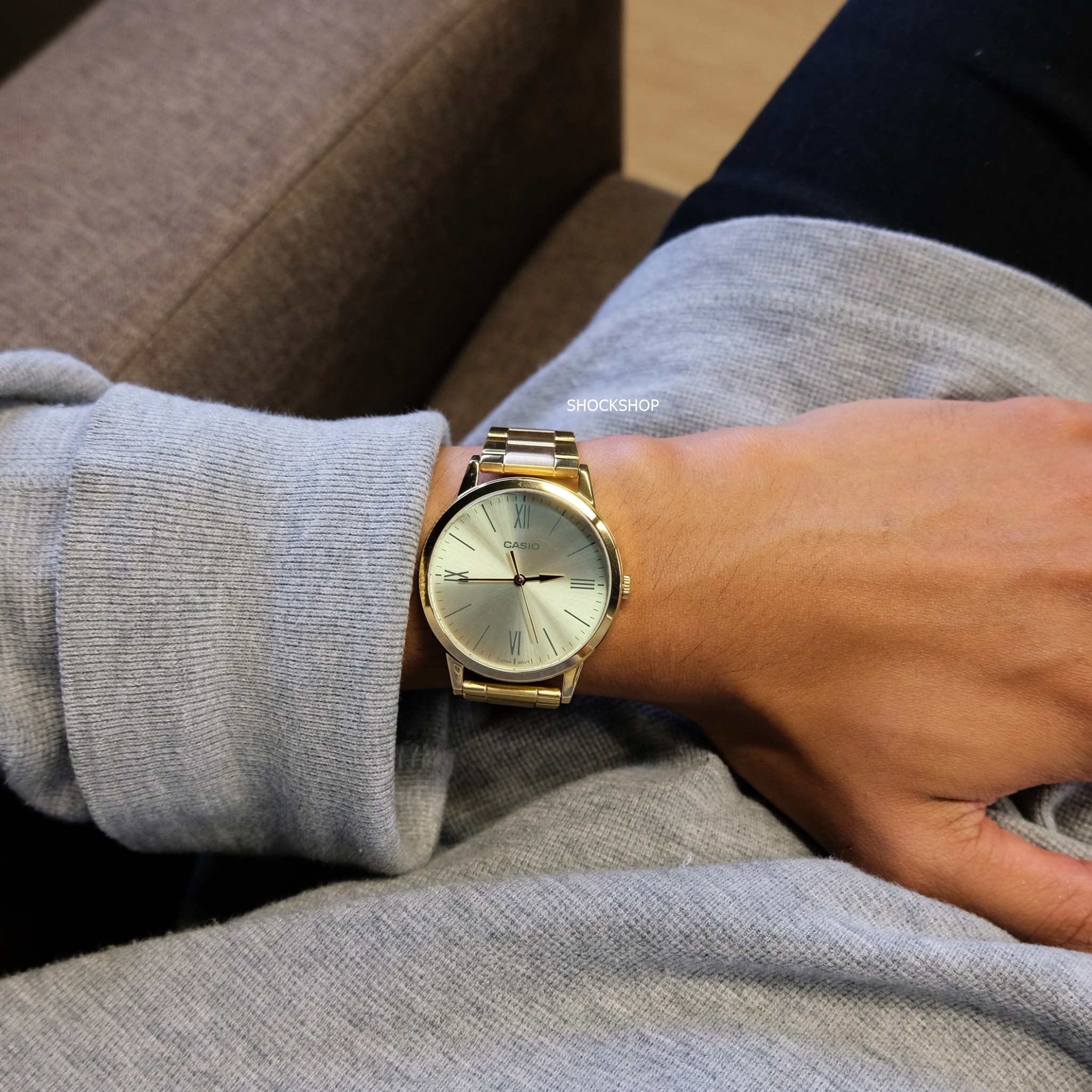 นาฬิกาผู้ชาย Casio รุ่น MTP-E600G-9B คาสิโอ