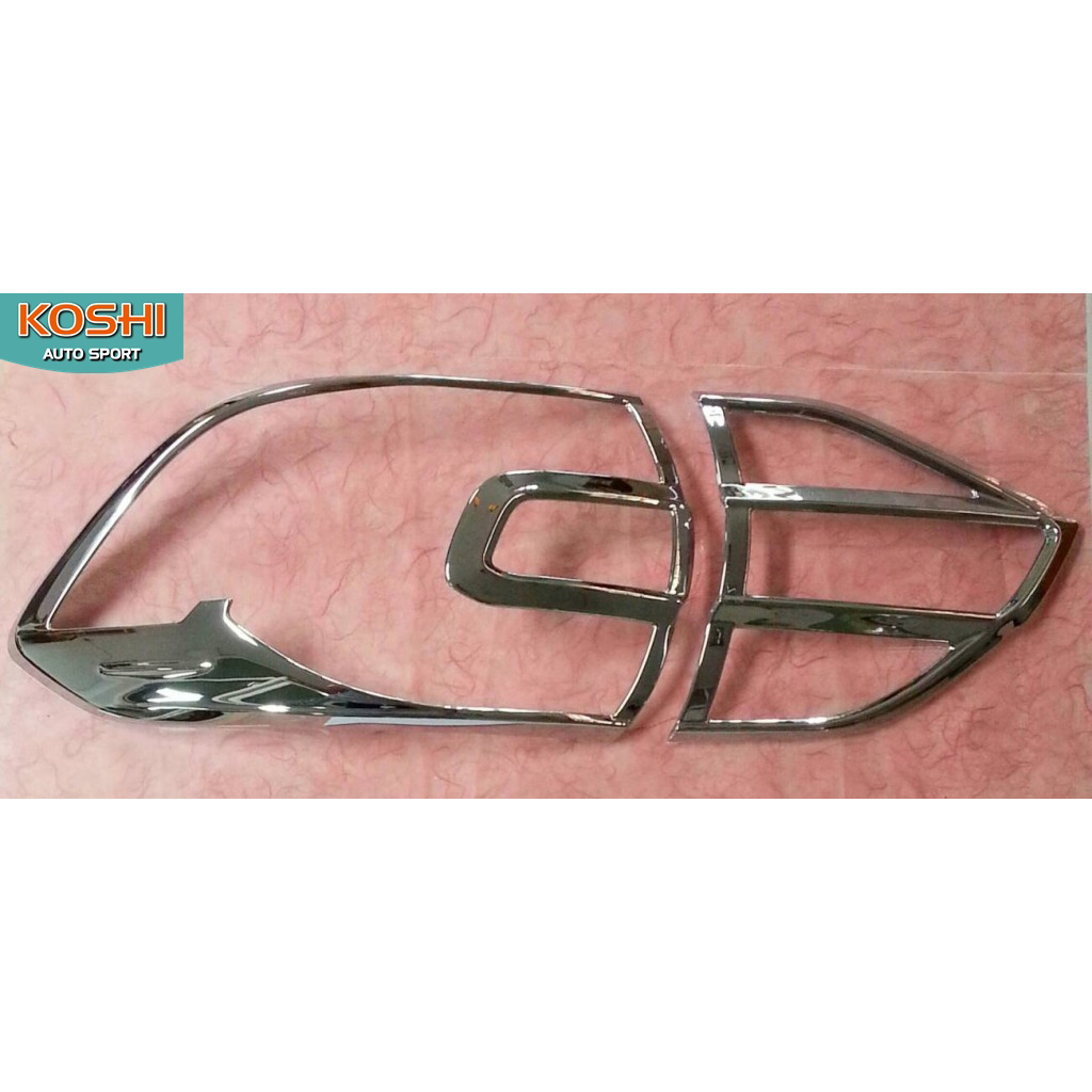 ครอบไฟท้าย ชุบโครเมี่ยม Ford Everest ยี่ห้อ lekone (4ชิ้น)