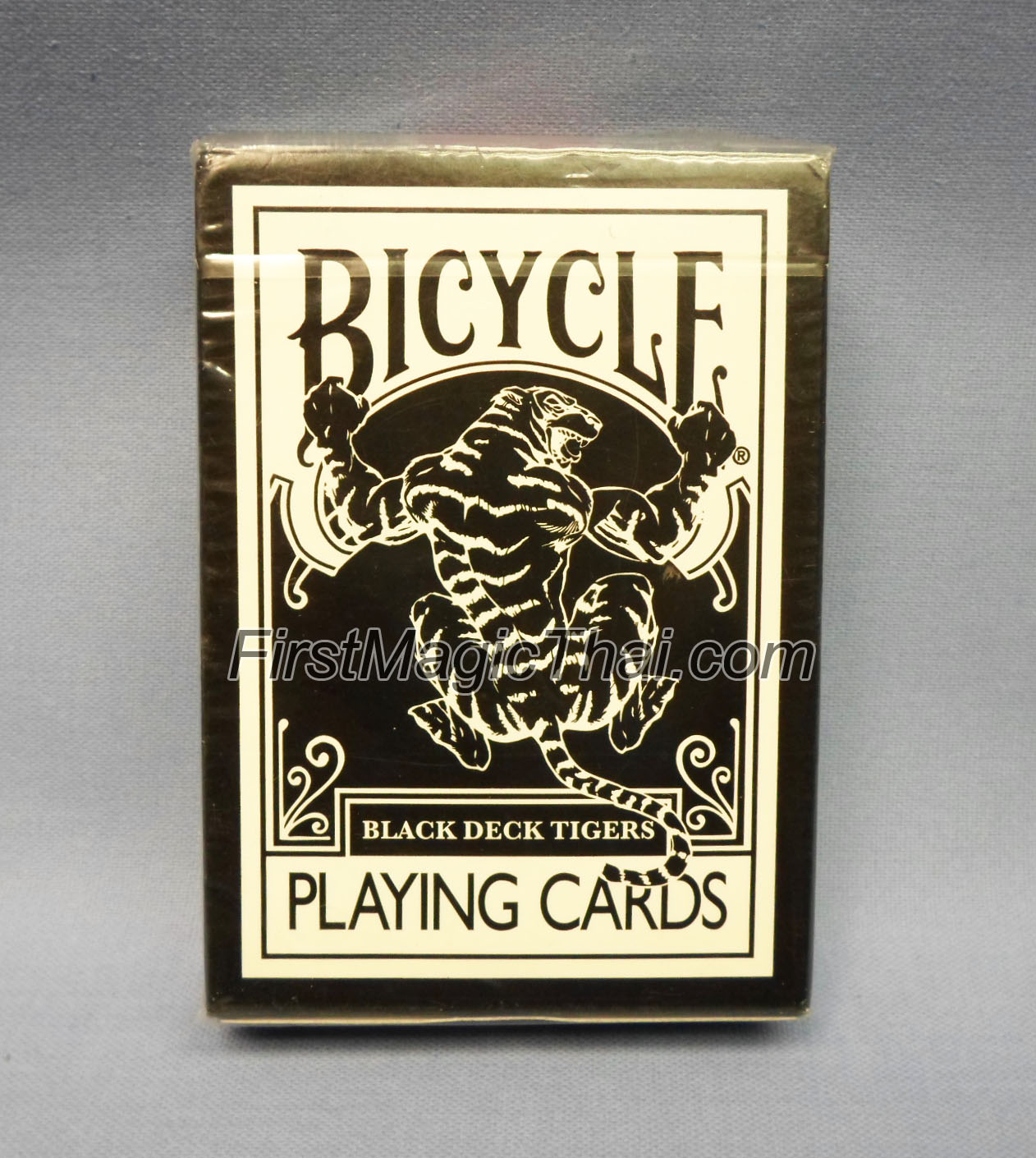 Bicycle Black Tigers White Pips