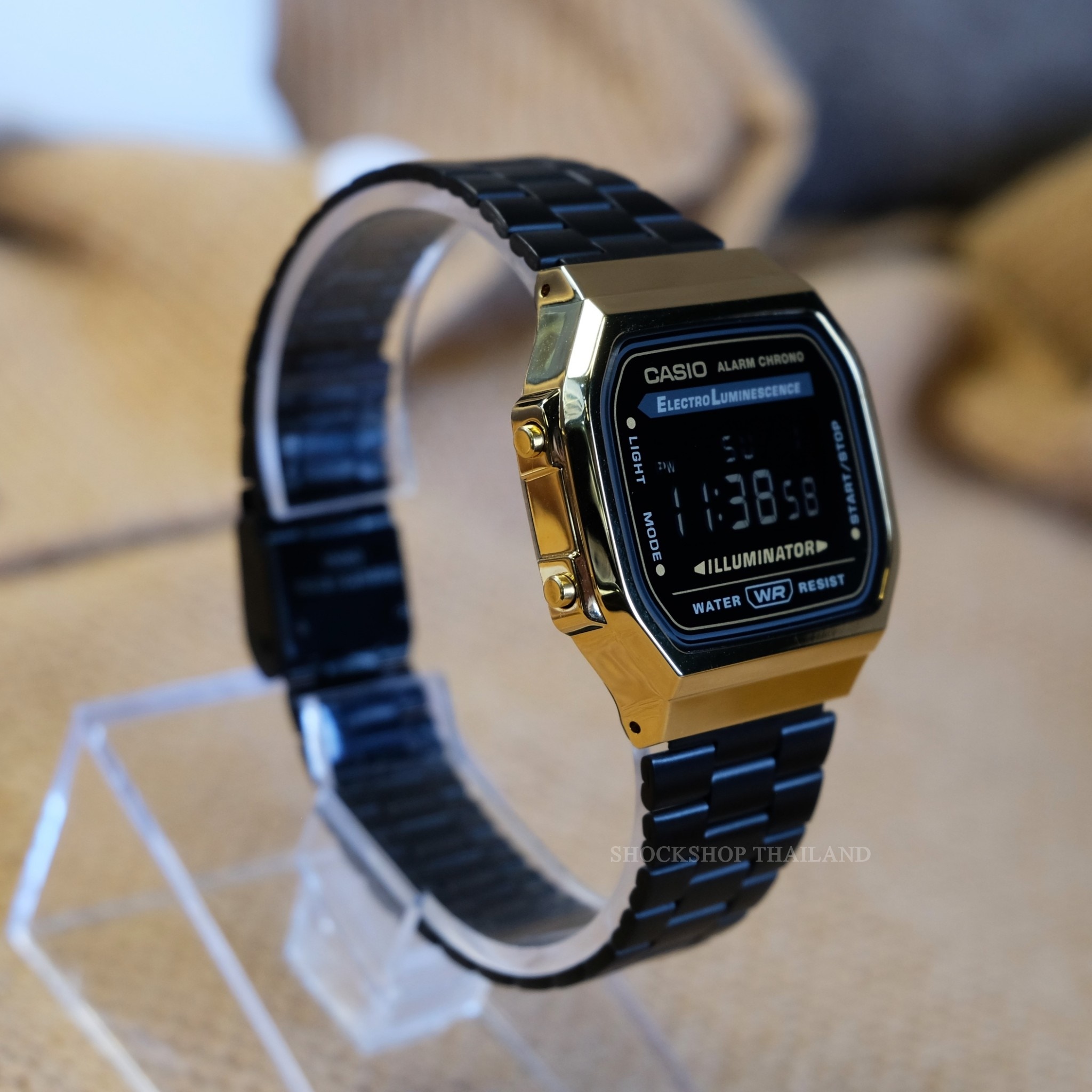 นาฬิกาผู้หญิง Casio รุ่น A168WEGB-1B คาสิโอ