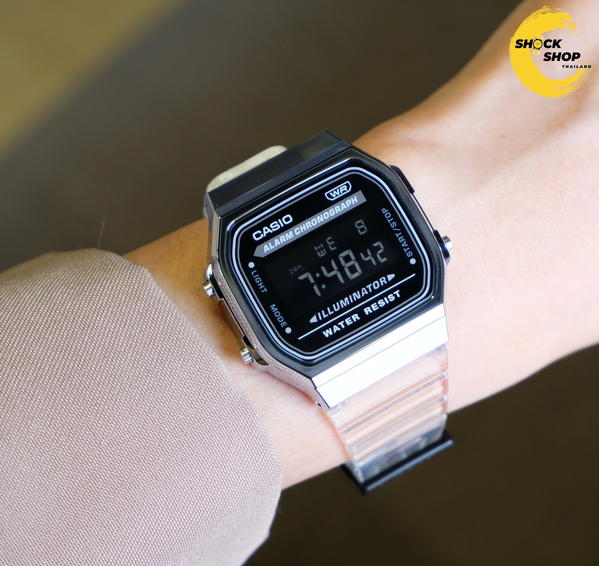 นาฬิกาผู้หญิง CASIO รุ่น A168XES-1B คาสิโอ