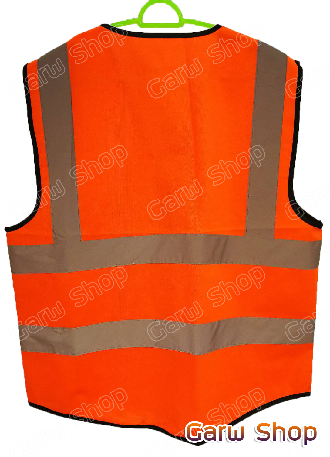 เสื้อสะท้อนแสงสีส้ม แบบเต็ม