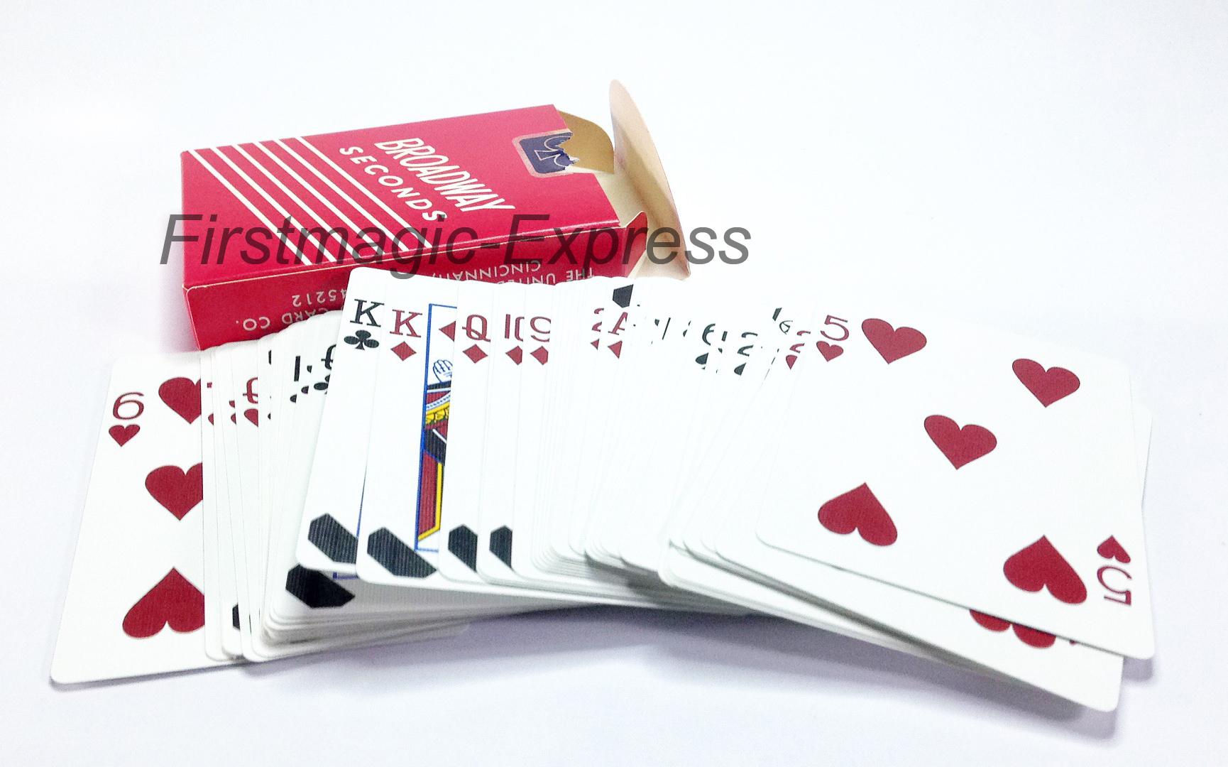 Broadway Playing Cards (Red)