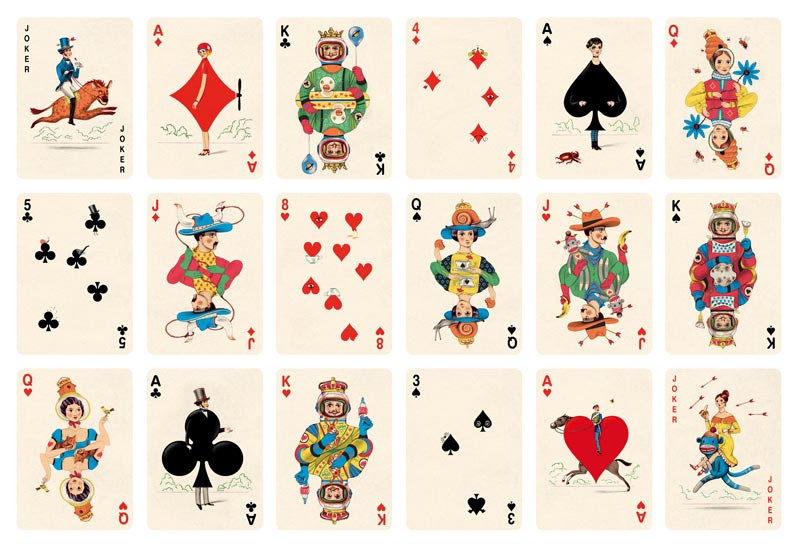 Odd Bods Playing Cards