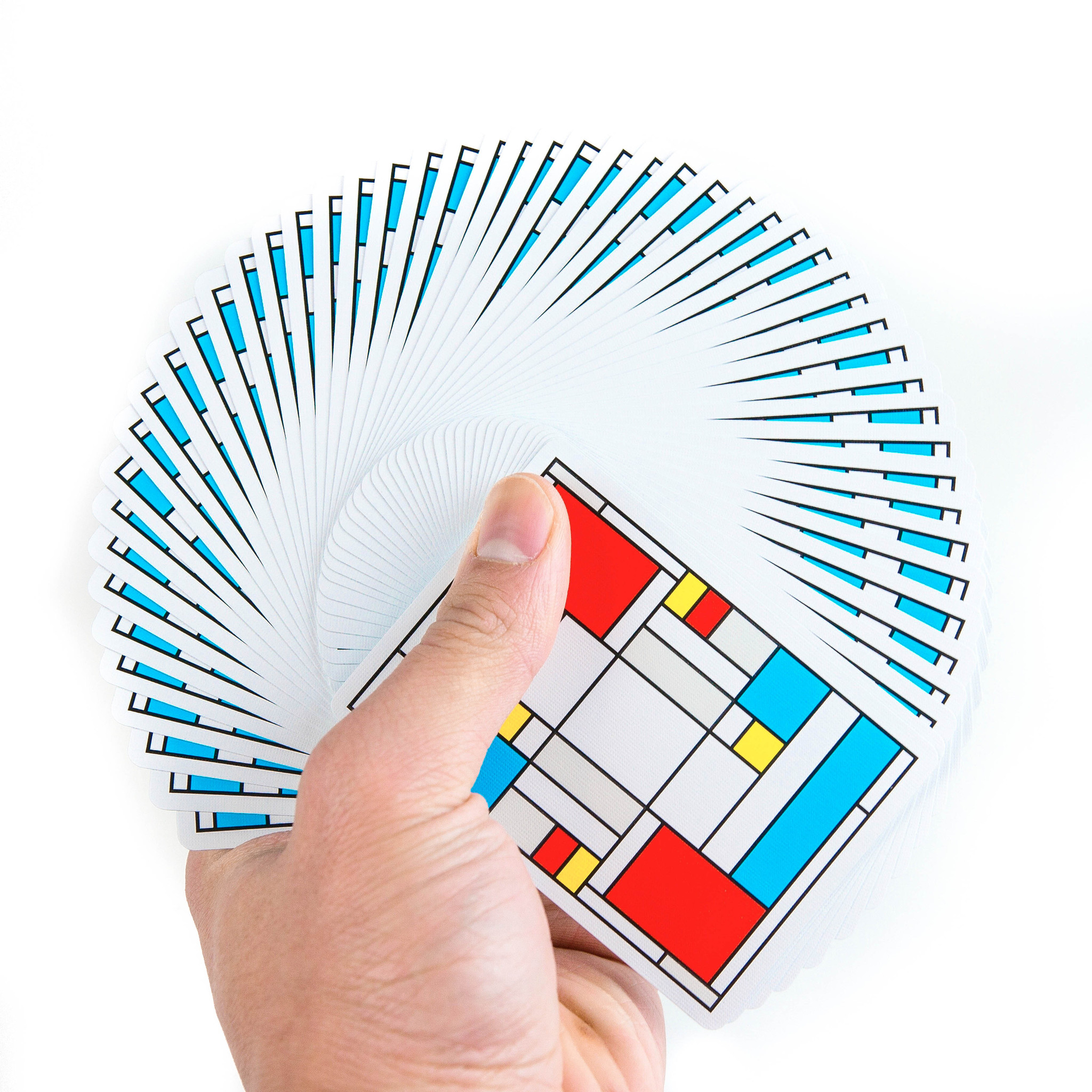 Mondrian Playing Cards