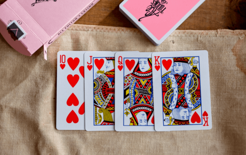 Pink Ace Fulton's Casino Playing Cards