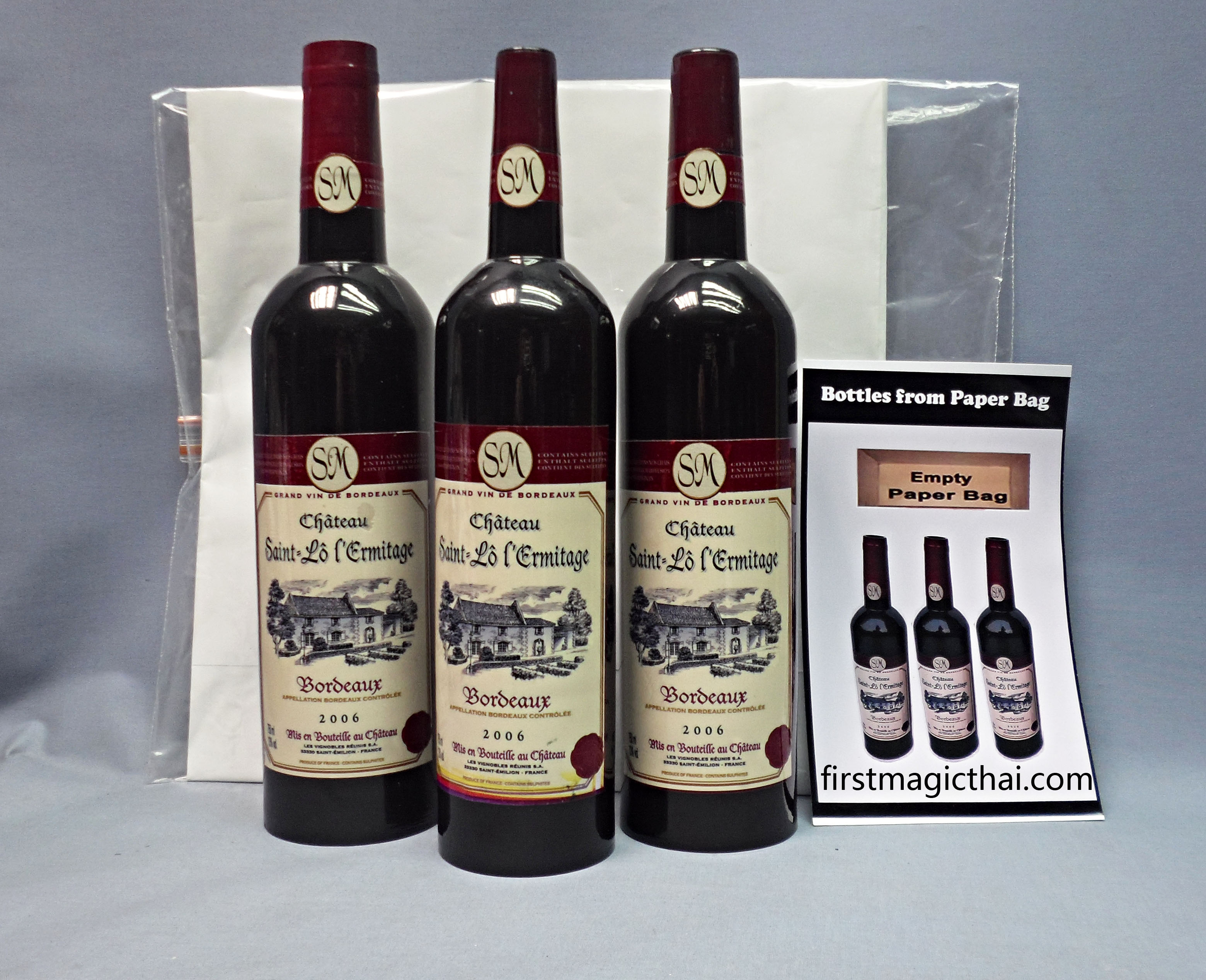 Bottles from Paper Bag