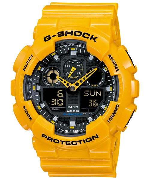 นาฬิกาผู้ชาย Casio G-SHOCK รุ่น GA-100A-9A (Bubble B/บับเบิ้ลบี) จีช็อค