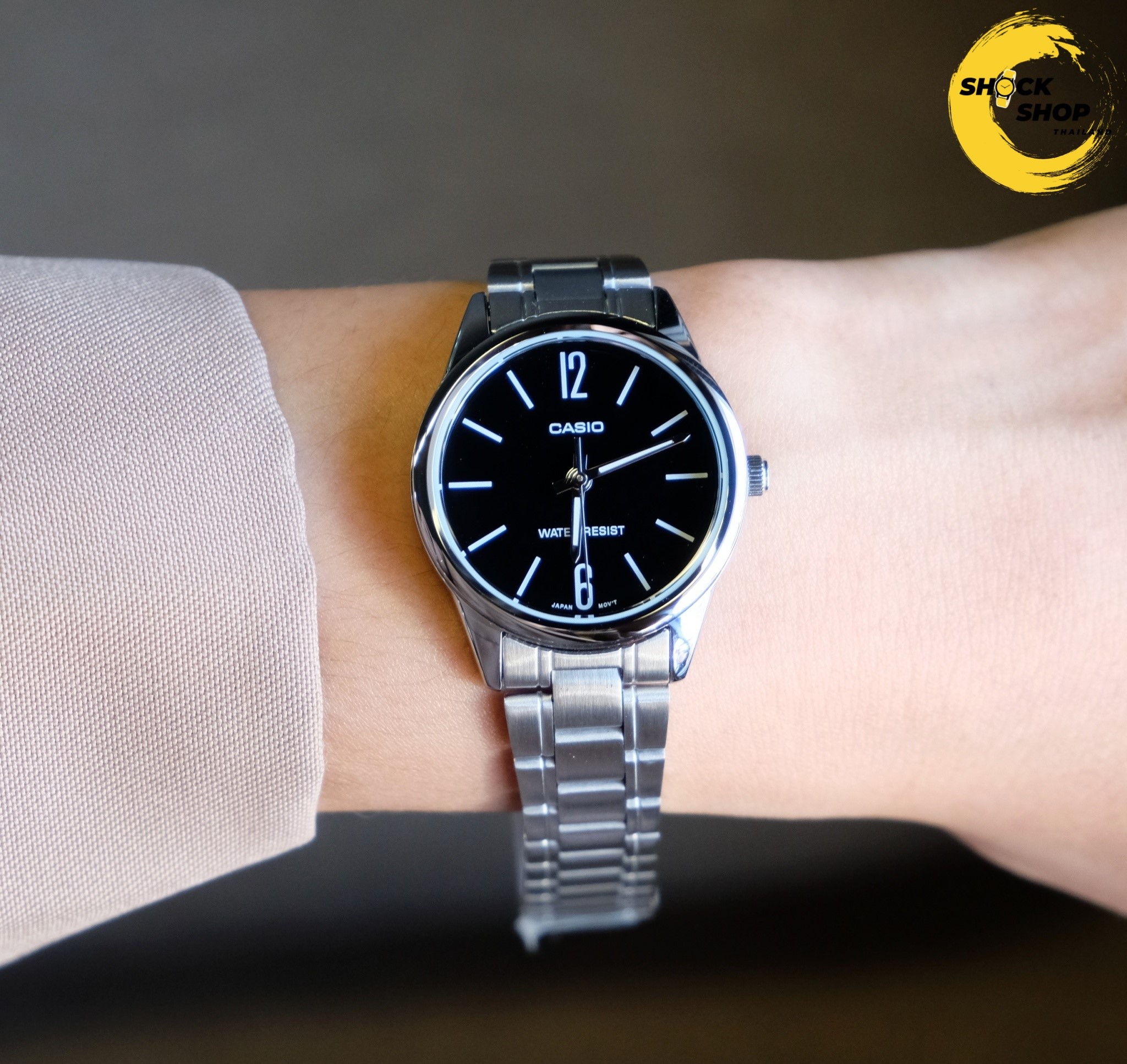 นาฬิกาผู้หญิง Casio Dress อะนาล็อก รุ่น LTP-V005D-1B คาสิโอ
