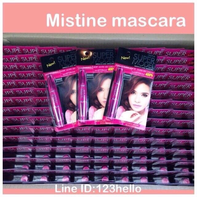 Mistine SUPER MODEL MIRACLE LASH MASCARA มิสทิน ซุปเปอร์ โมเดล มิราเคิล แลช มาสคาร่า 5.5 กรัม