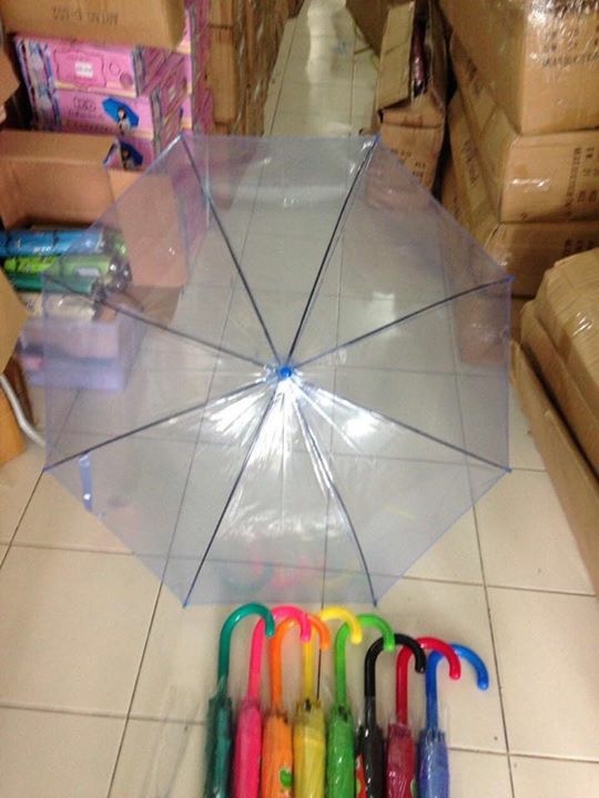 ร่มใส คละ สี 22 นิ้ว