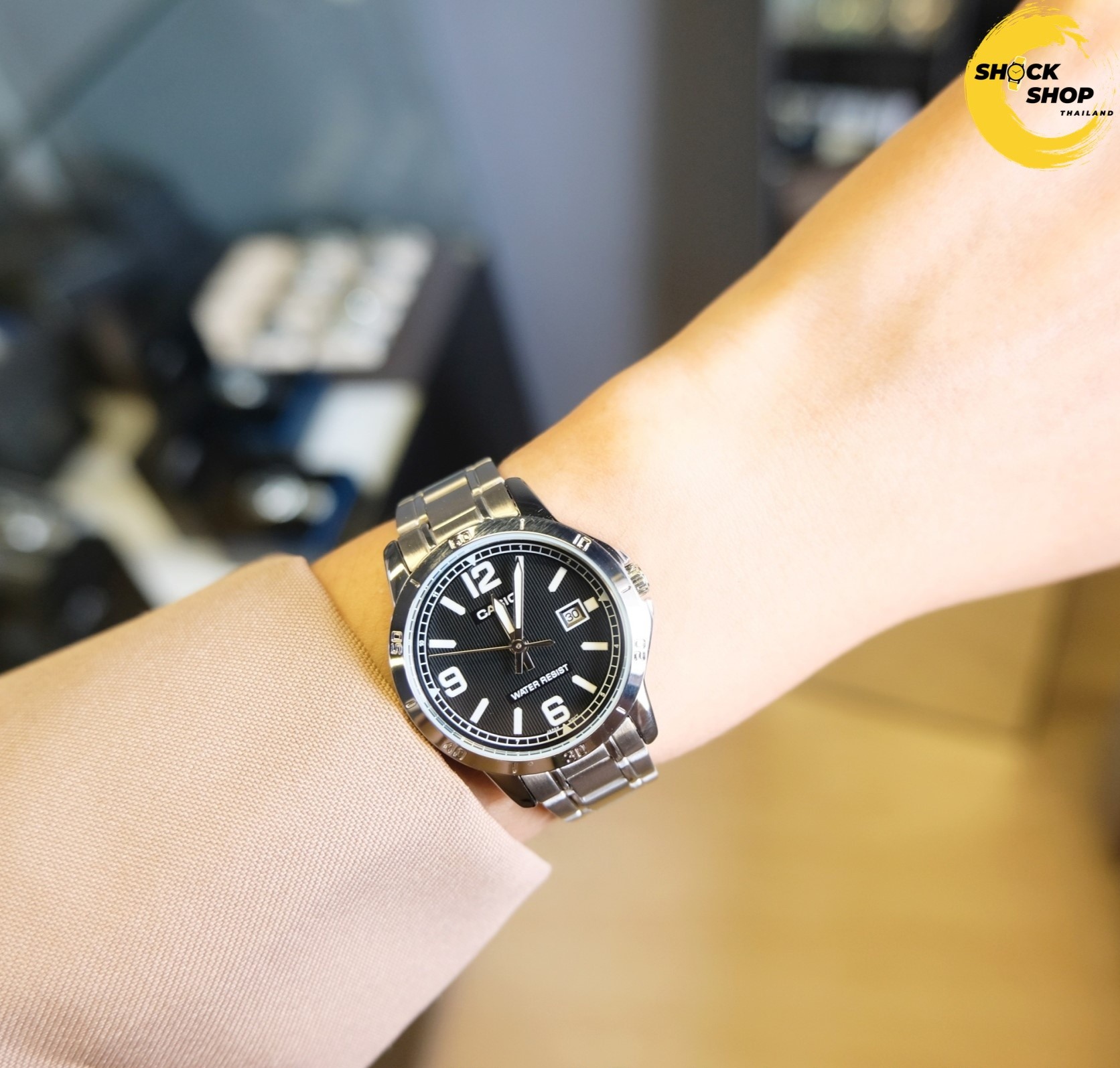 นาฬิกาผู้หญิง CASIO รุ่น LTP-V004D-1B2 คาสิโอ