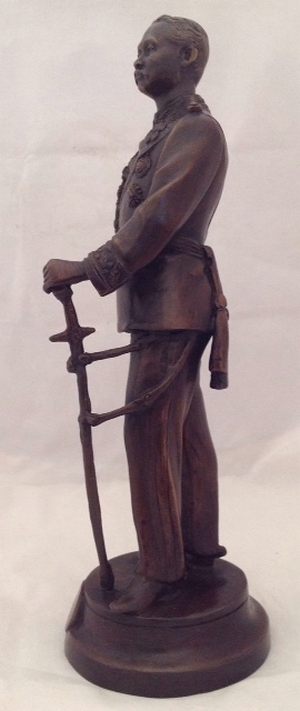 พระบรมรูป รัชกาลที่5 ทรงถือพระมาลา(หมวก) 5นิ้ว