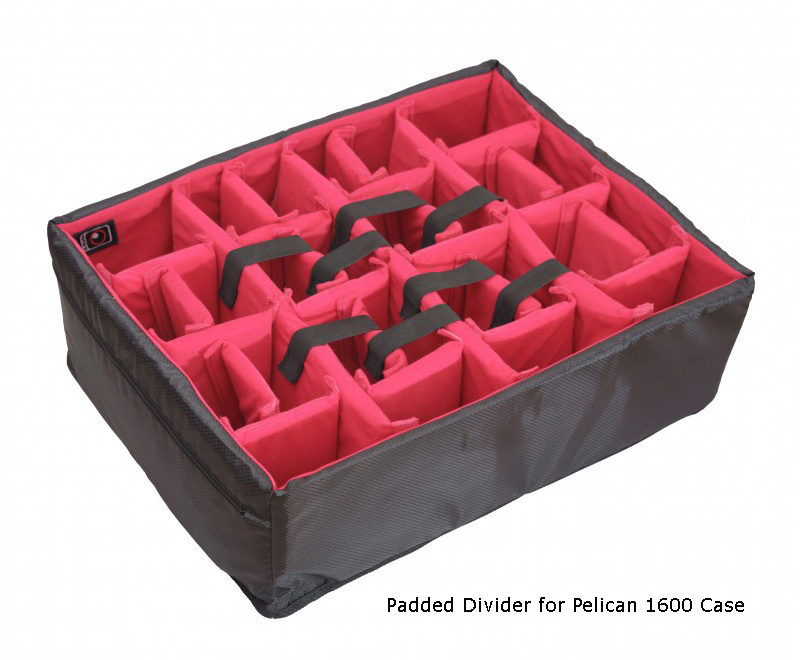Insert Padded Divider for Pelican 1600 - Fits Pelican 1600