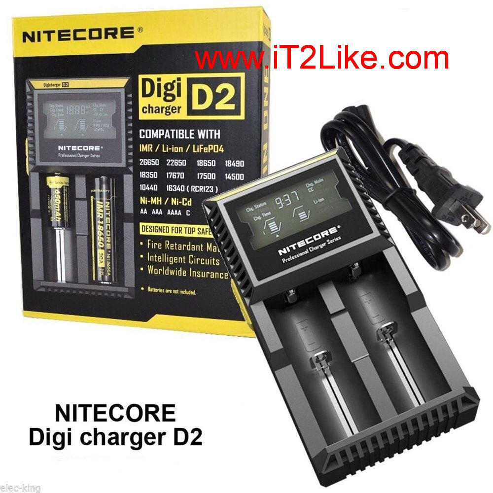 เครื่องชาร์จถ่านอัจฉริยะ Nitecore D2