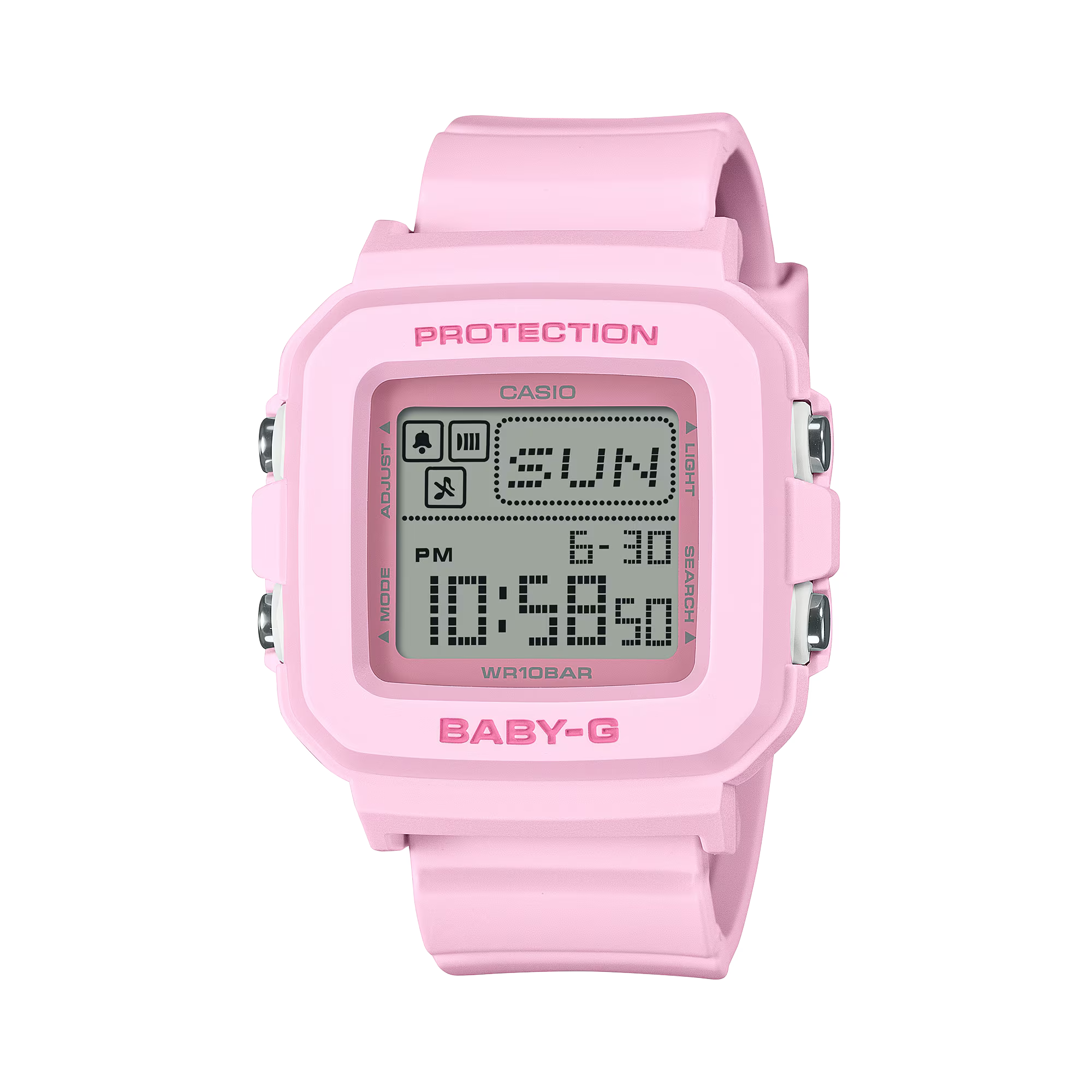CASIO BABY-G นาฬิกาข้อมือ ผู้หญิง รุ่น BGD-10-4 ซีรีส์ BGD-10 เบบี้จี
