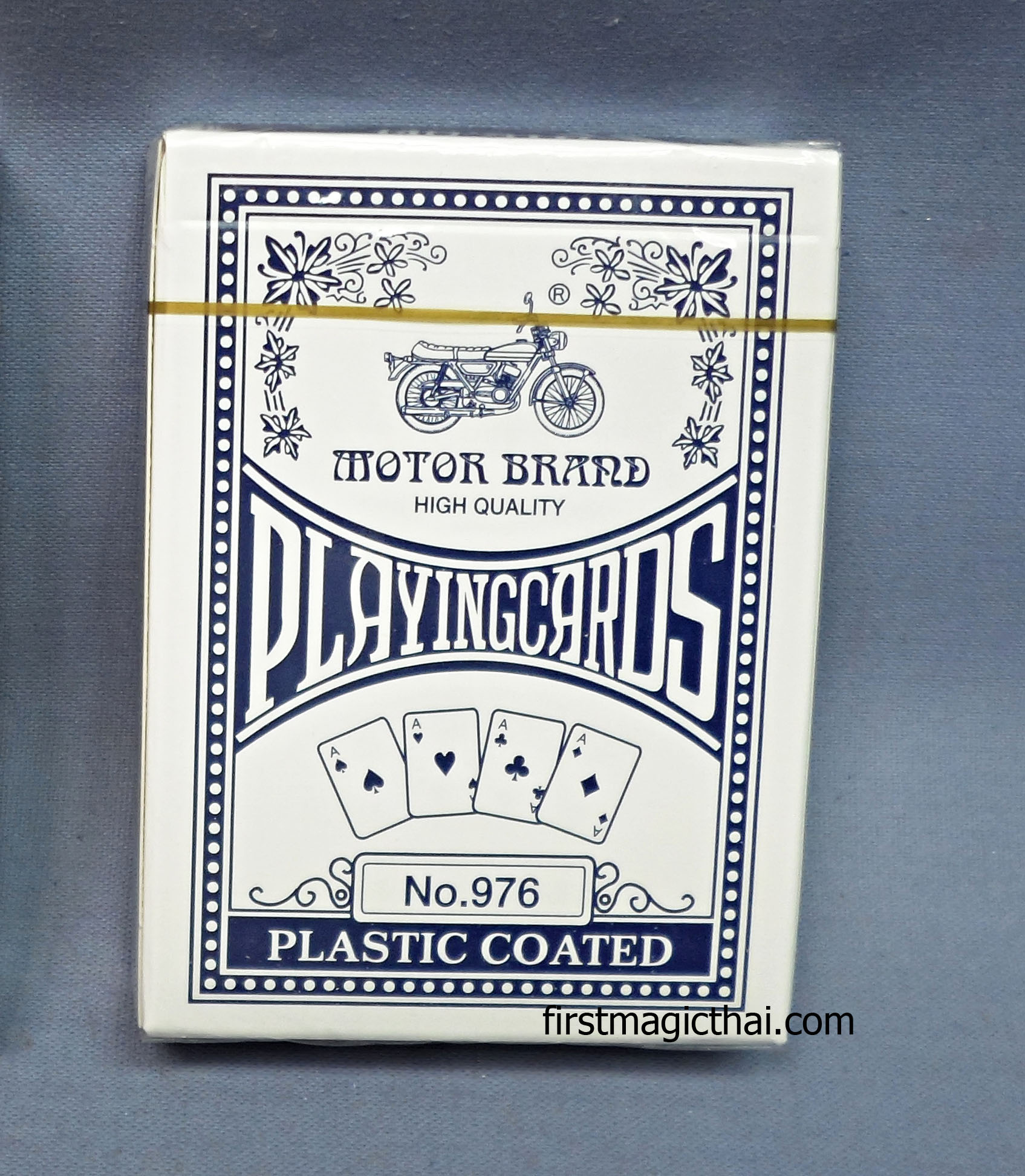 Blue Motor Brand Playing Cards