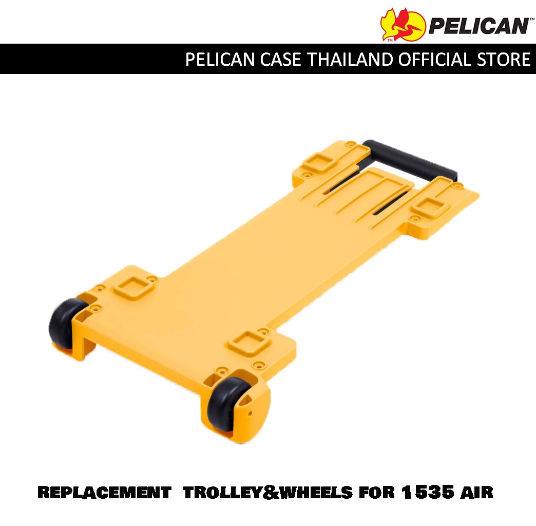 Pelican Replacement Trolley & Wheel Assembly For Air 1535 - Yellow