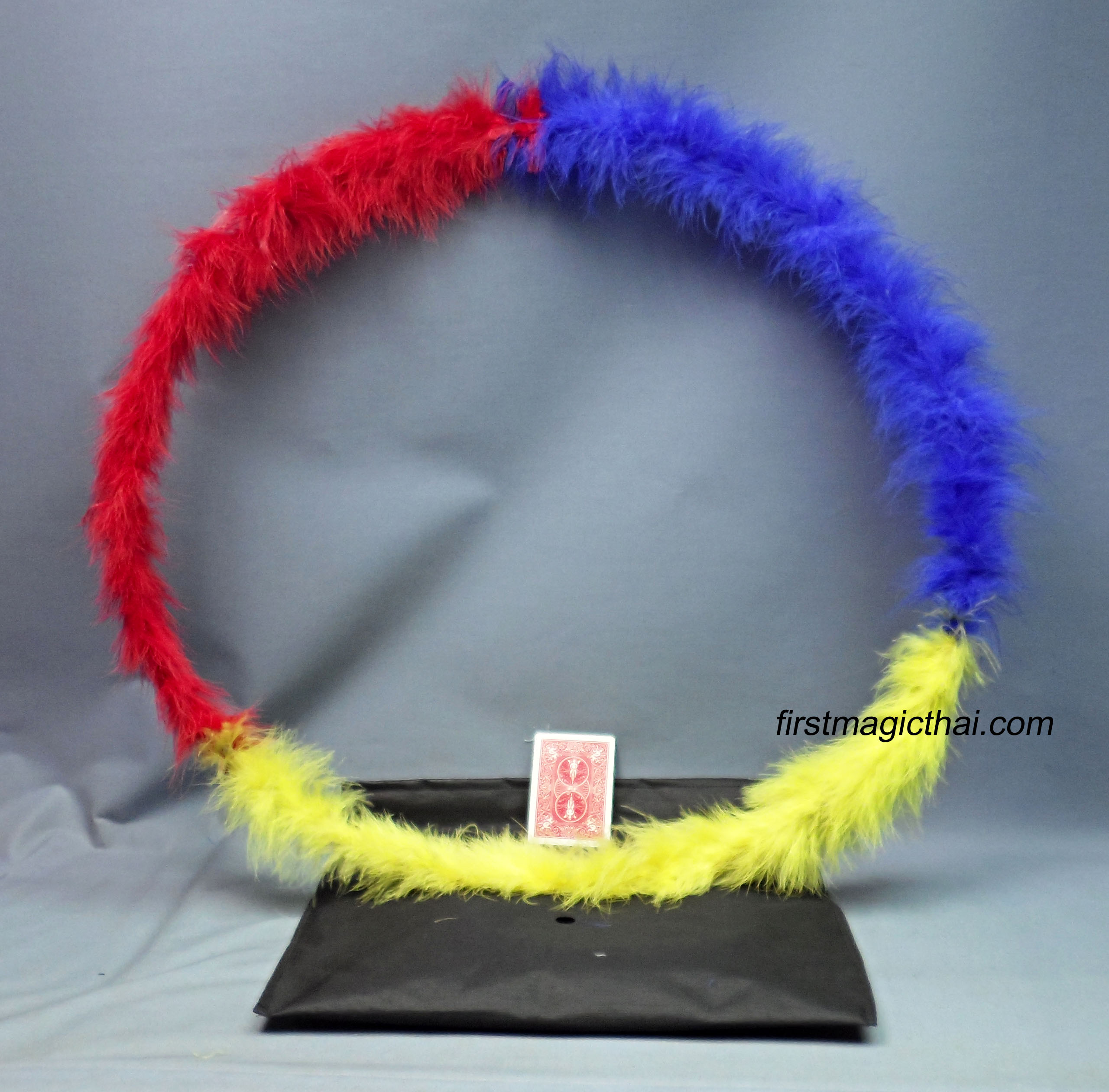 ห่วงขนนกเปลี่ยนสี + กระเป๋าใหญ่ / Color Changing Feather Circle