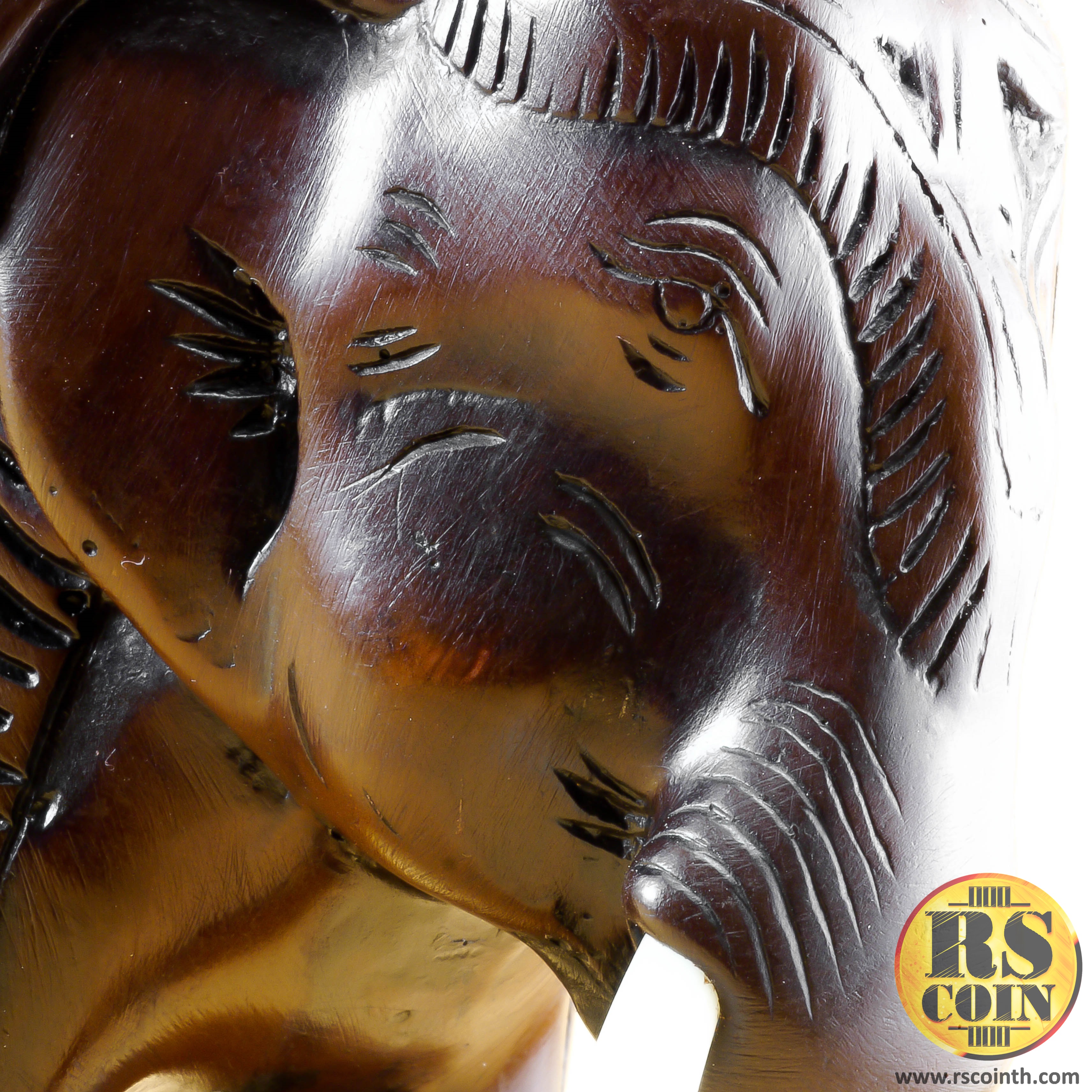 รูปปั้นหิน - ช้างลาย (Thai Sculpture Stone Designed Elephant)