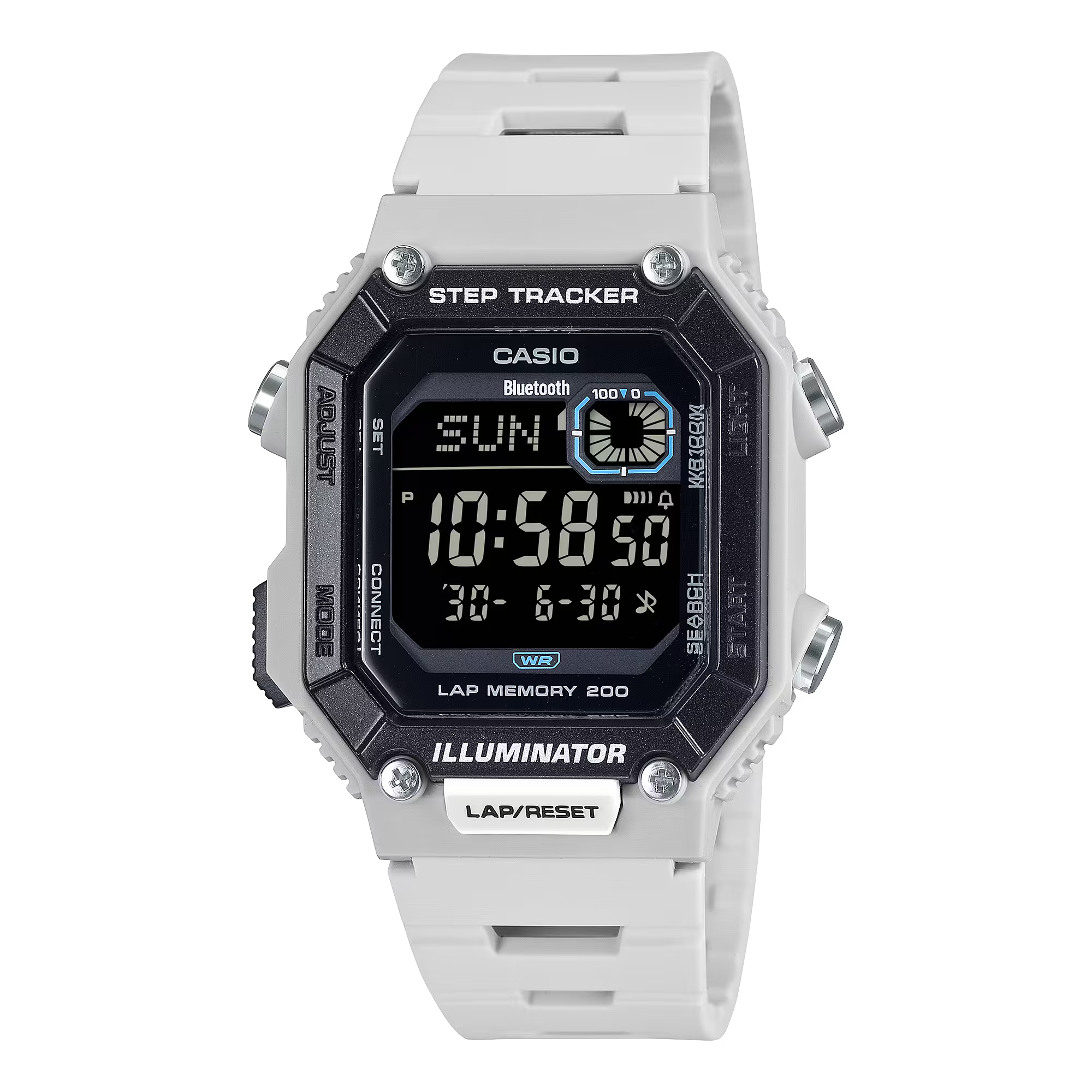นาฬิกาข้อมือ CASIO ดิจิตอล รุ่น WS-B1000-8BV คาสิโอ