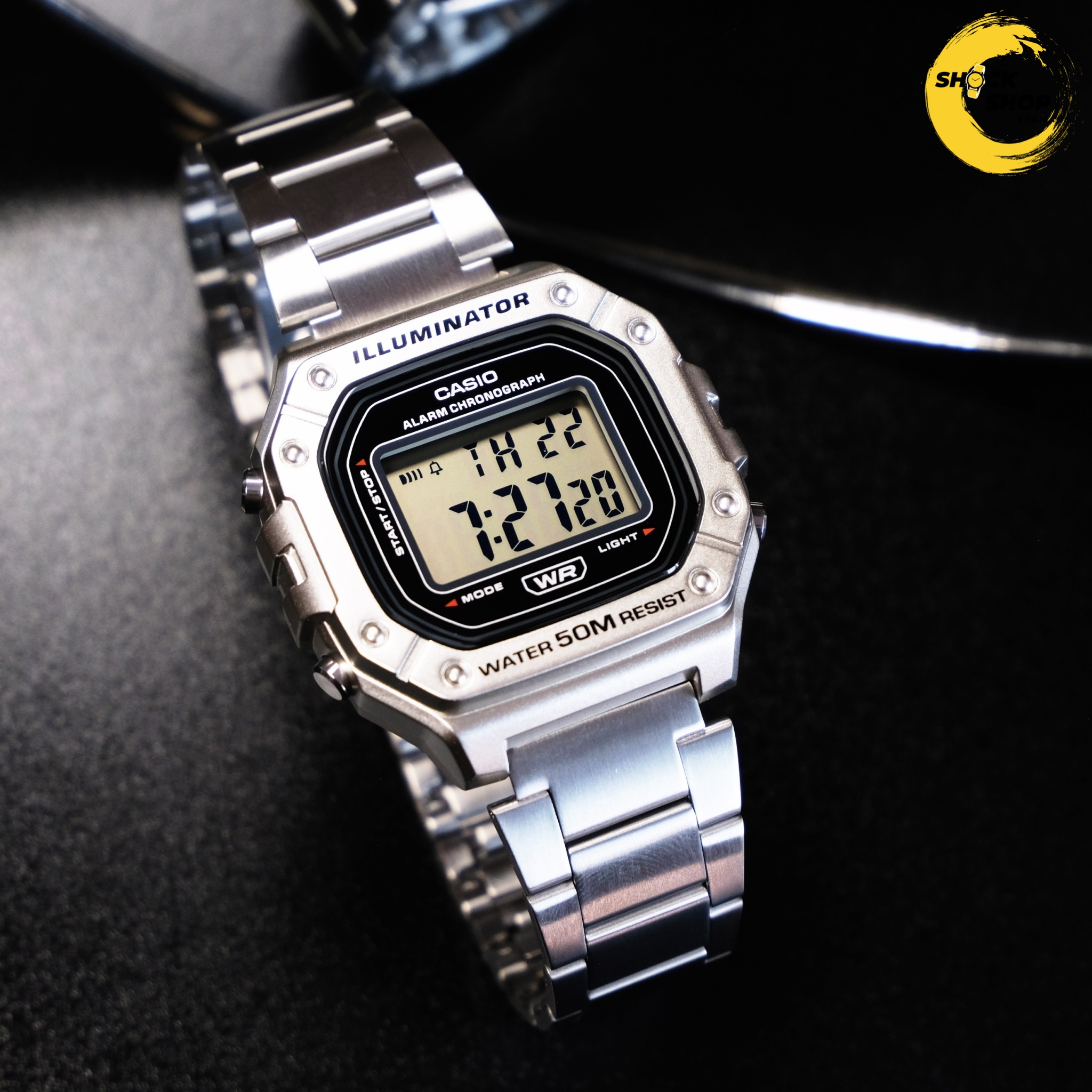 CASIO นาฬิกาข้อมือ รุ่น W-218HD-1AV คาสิโอ