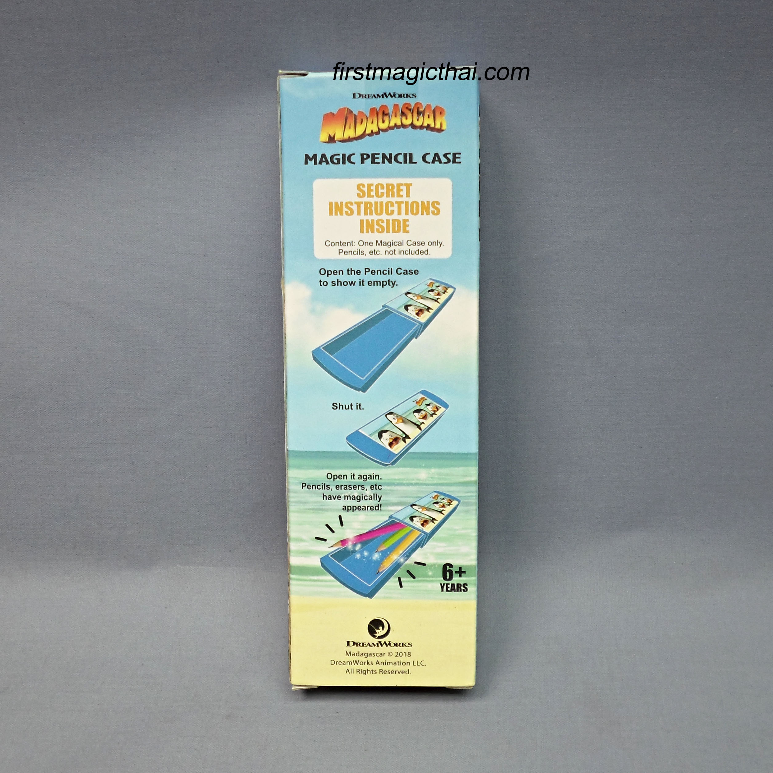 กล่องเสกดินสอ Madagascar / Madagascar Magic Pencil Case
