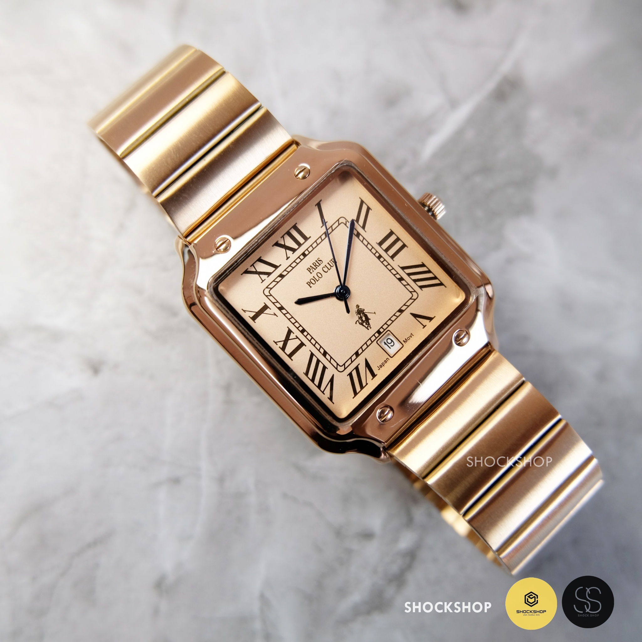 Paris Polo Club นาฬิกาข้อมือผู้หญิง รุ่น PPC-230209-RG โปโล