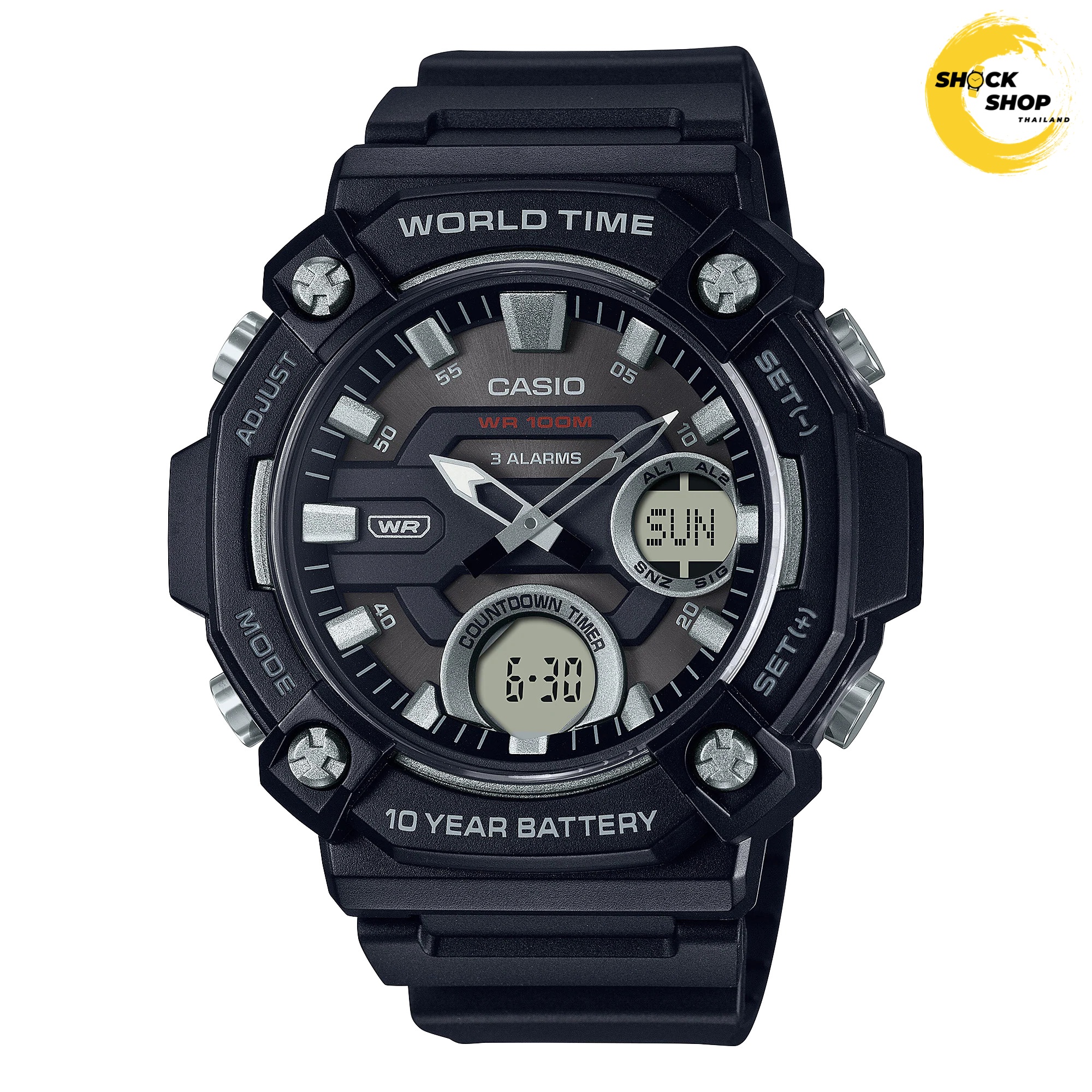 CASIO นาฬิกาผู้ชาย รุ่น AEQ-120W-1AV คาสิโอ