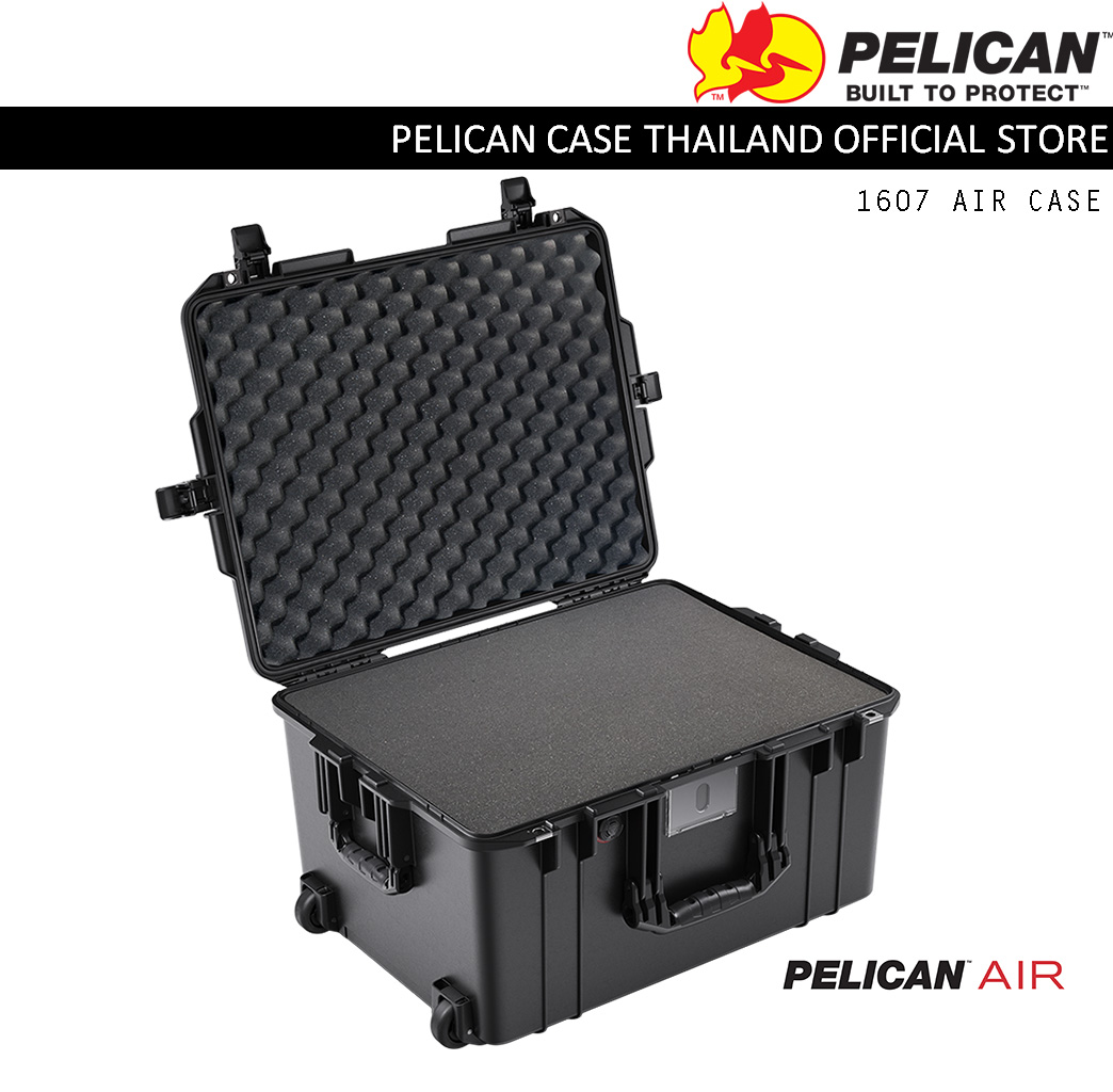 Pelican 1607 Air with Foam - Black