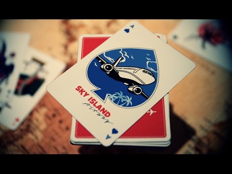 Sky Island Playing Cards (Red)