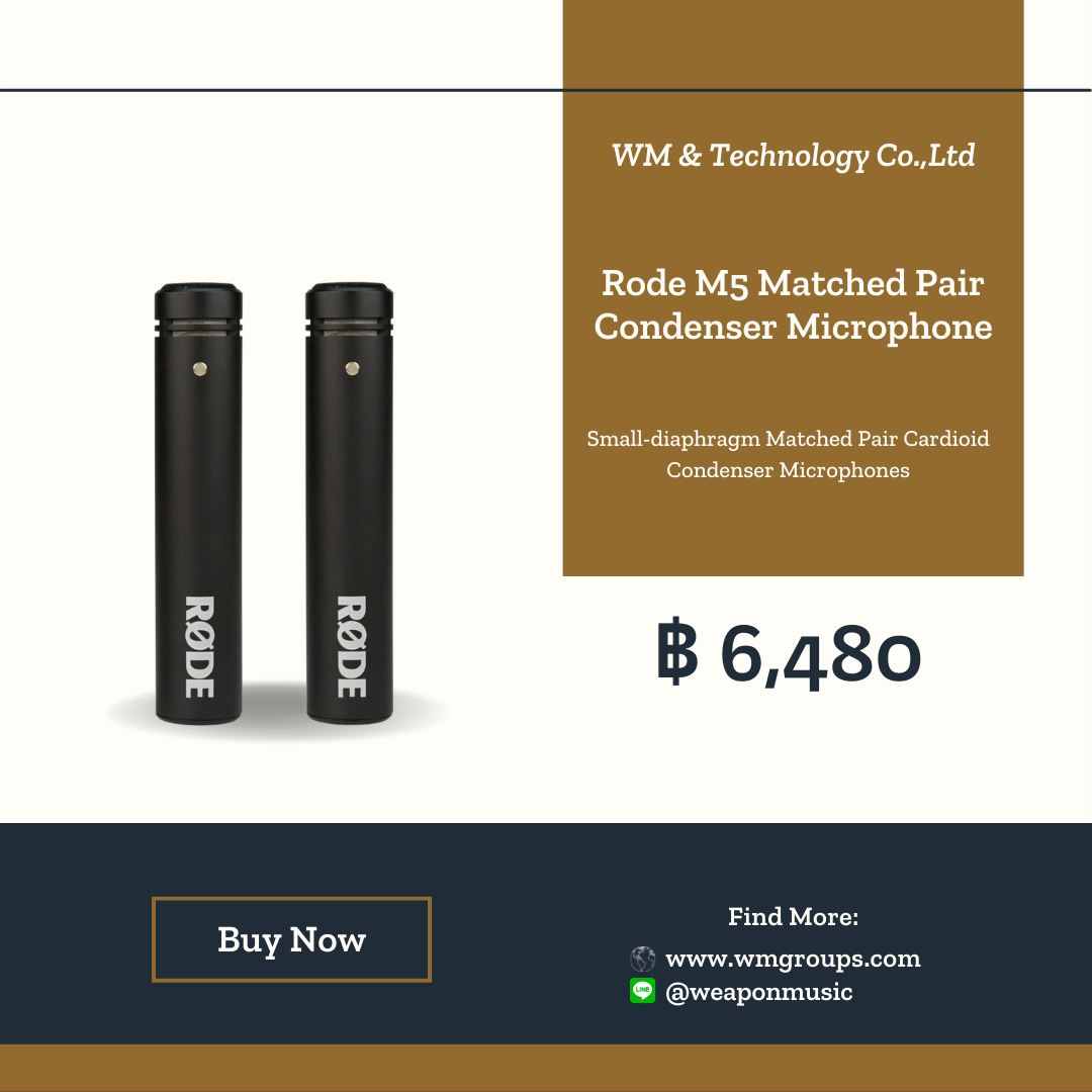 Rode M5 Matched Pair Condenser Microphone