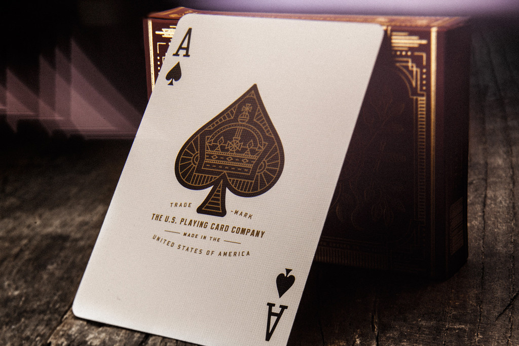 Red Monarchs Playing Cards