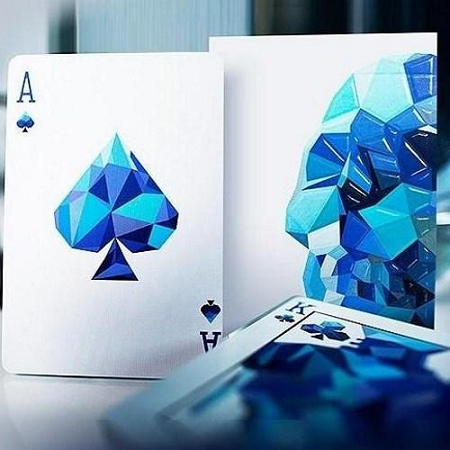Memento Mori Playing Cards Blue Edition สีน้ำเงิน