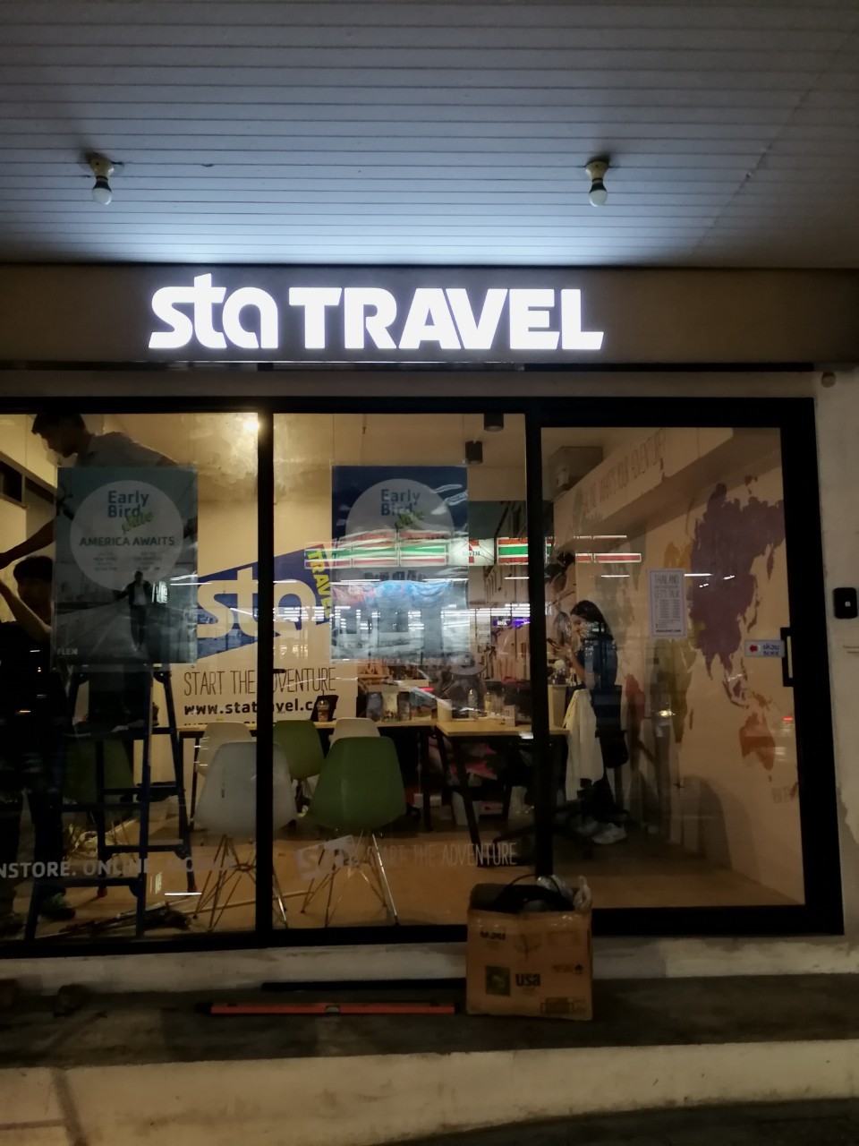 ป้ายกล่องไฟ Light Box หน้าไวนิลโปร่งแสง - STATRAVEL