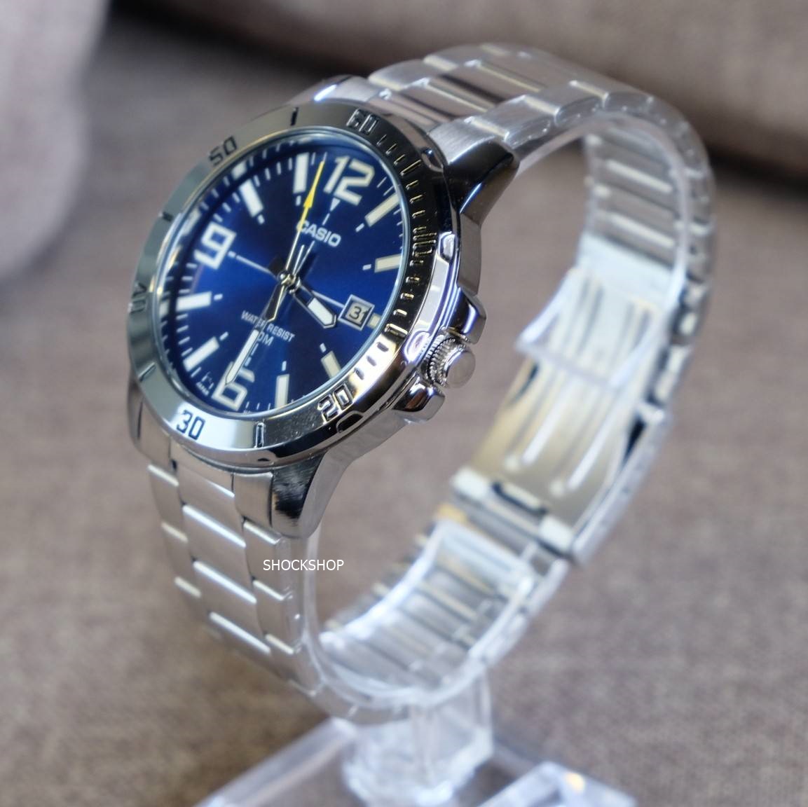 นาฬิกาผู้ชาย Casio รุ่น MTP-VD01D-2B คาสิโอ