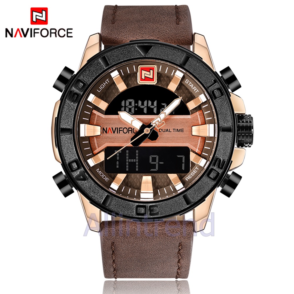 นาฬิกา Naviforce รุ่น NF9114 สีทองชมพู/น้ำตาล ของแท้ รับประกันศูนย์ 1 ปี ส่งพร้อมกล่อง และใบรับประกันศูนย์ ราคาถูกที่สุด