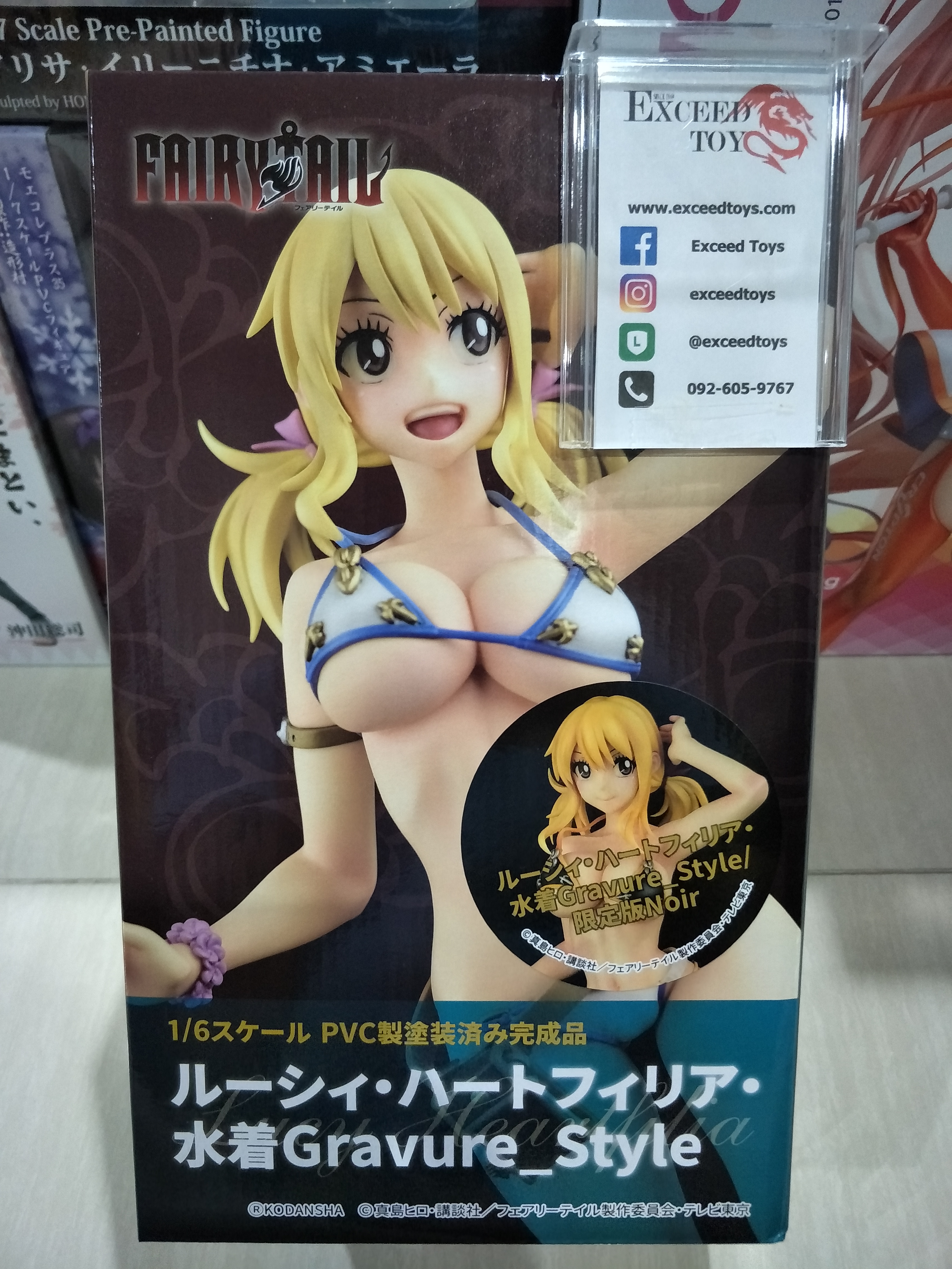 Lucy Heartfilia Swimwear Gravure Style Noir