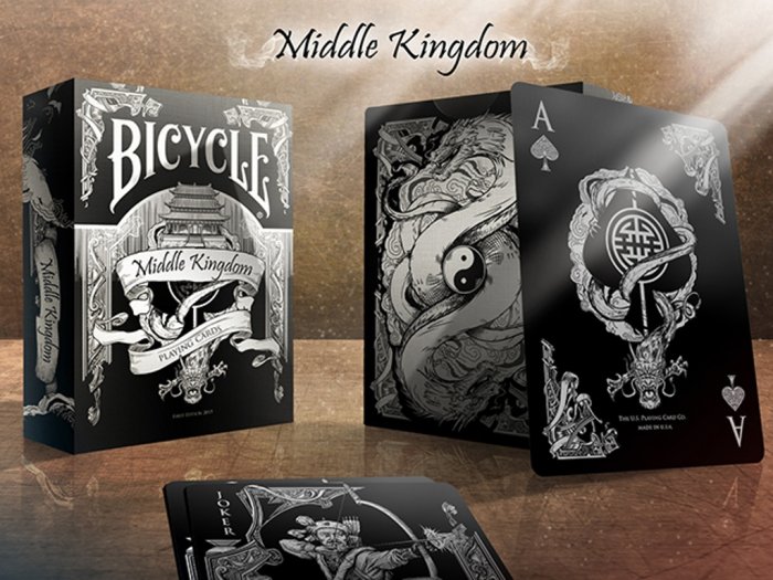 Bicycle Middle Kingdom Playing Cards (Black)