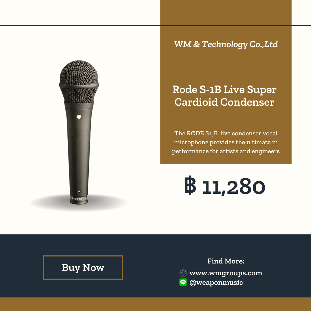 Rode S-1B Live Super Cardioid Condenser