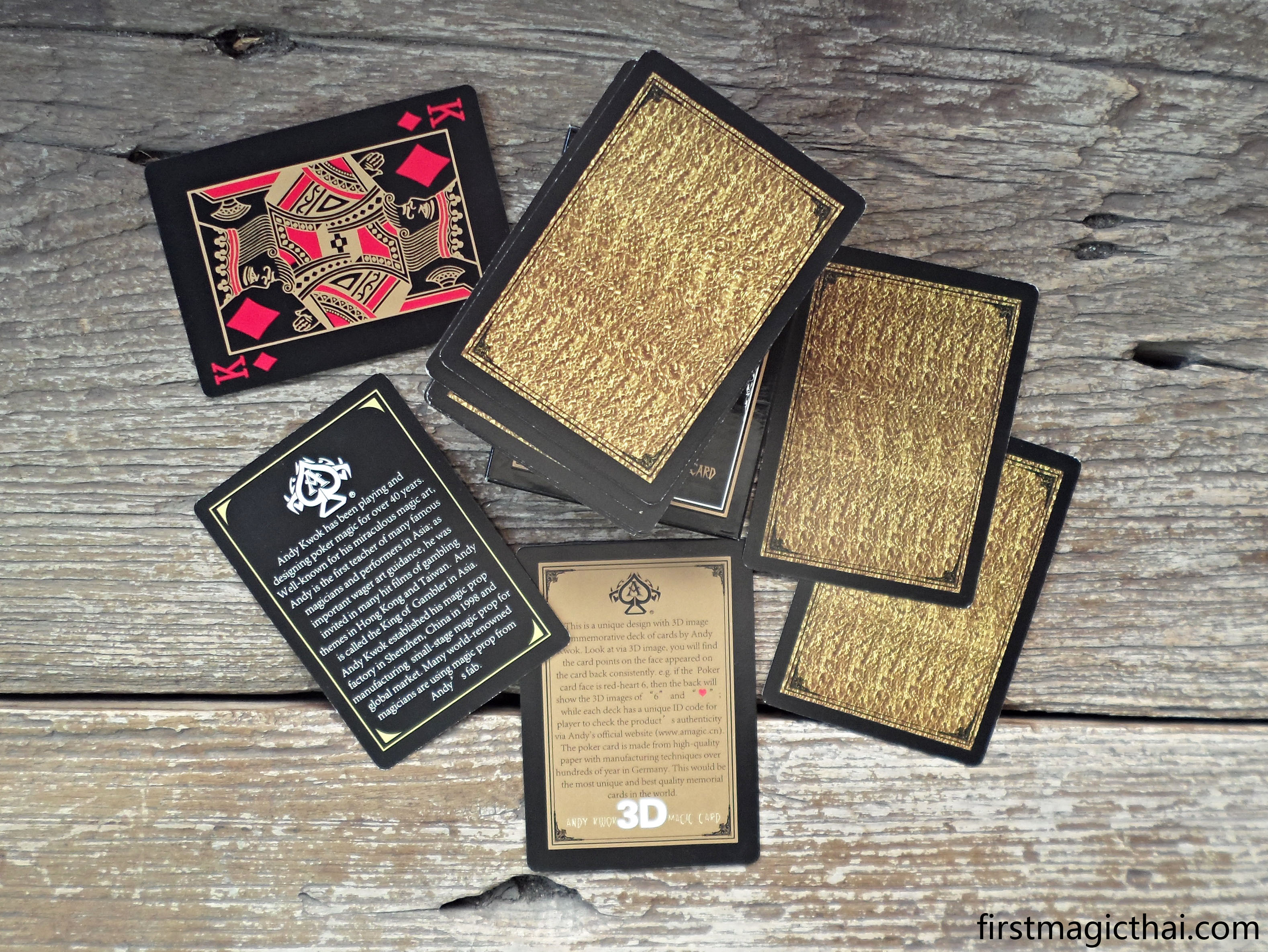 ไพ่สะสม ลายหลัง 3มิติ / 3D Playing Cards