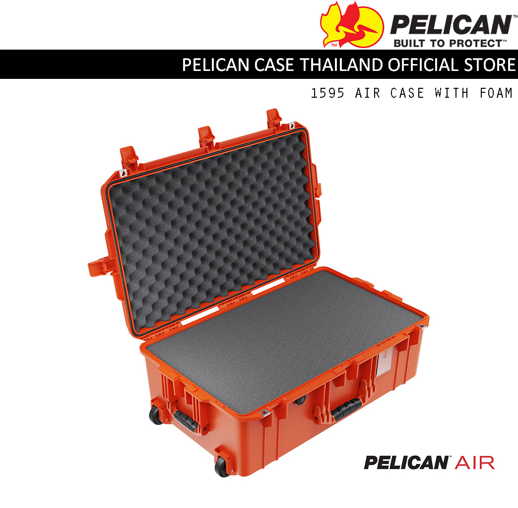 Pelican 1595 Air Case with Foam - Orange