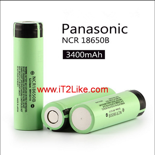 แบต ถ่าน Li-ion 18650 Panasonic NCR18650B 3400mAh ของแท้ Made in Japan